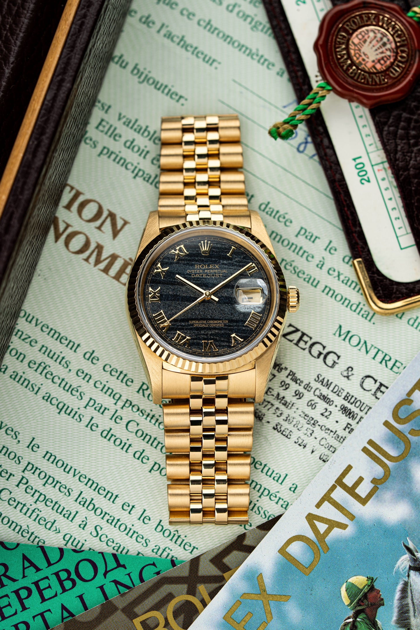 Rolex Datejust 36mm Rare Ferrite Stone Dial - Ref. 16238