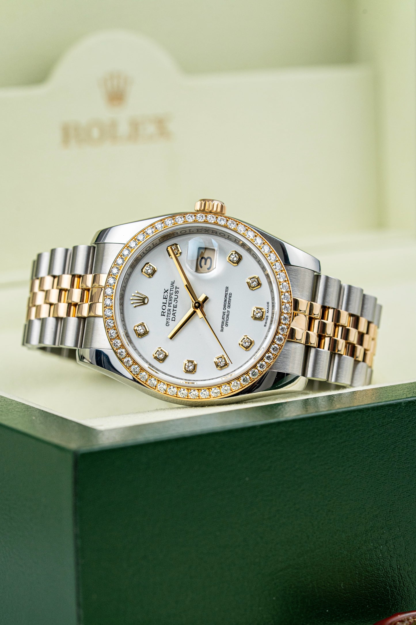 Rolex Datejust 36mm Factory Diamonds - Ref. 116243