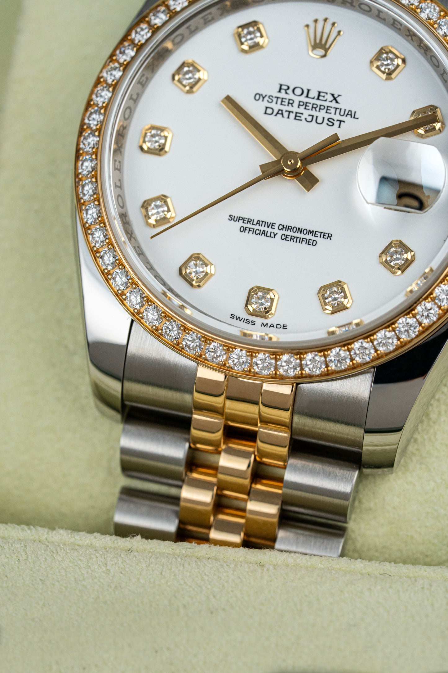 Rolex Datejust 36mm Factory Diamonds - Ref. 116243