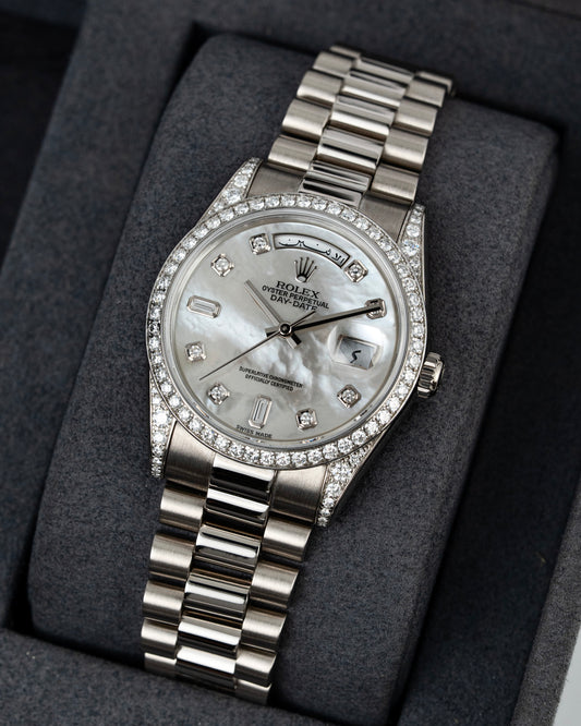 Rolex Day-Date 36mm Arabic Mother of Pearl - Ref. 118389