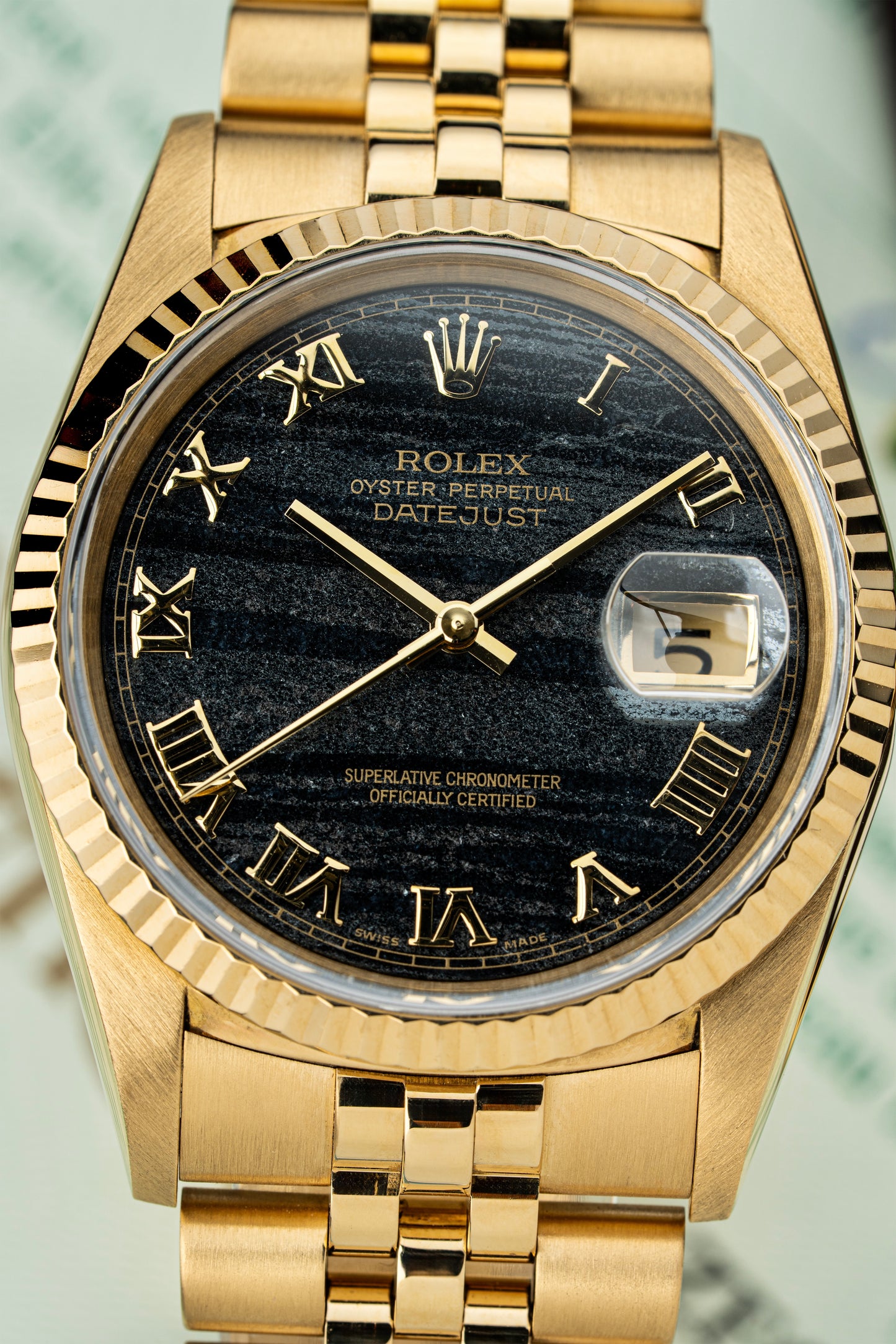 Rolex Datejust 36mm Rare Ferrite Stone Dial - Ref. 16238