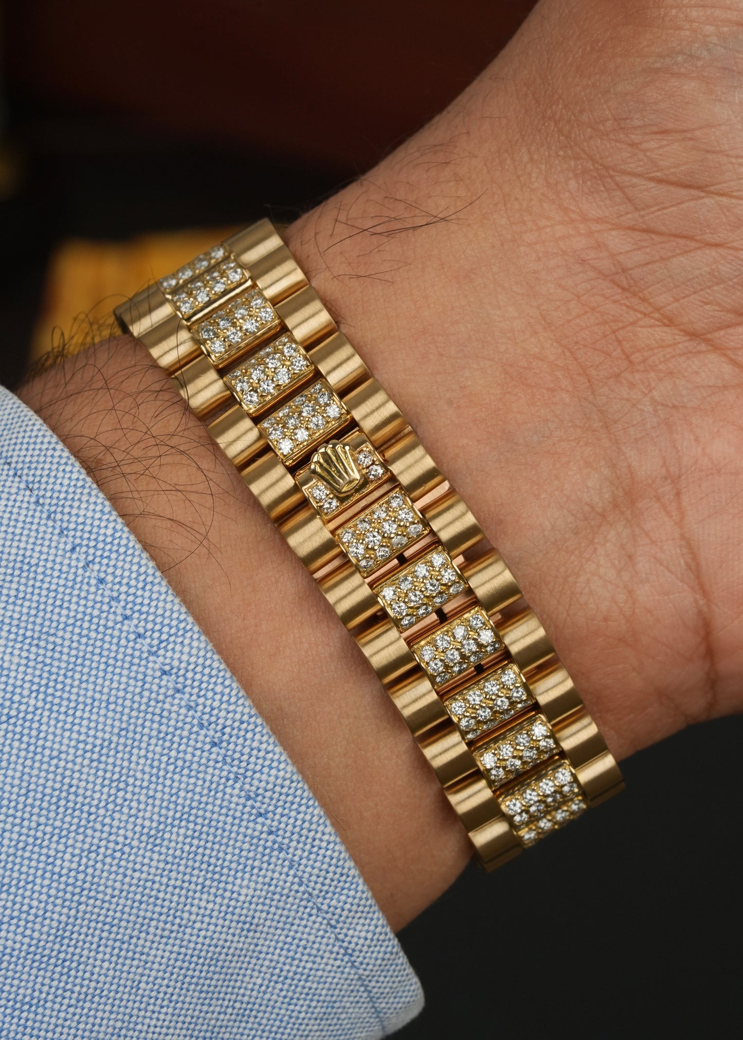 Rolex Day-Date 36mm Factory Diamonds - Ref. 18138