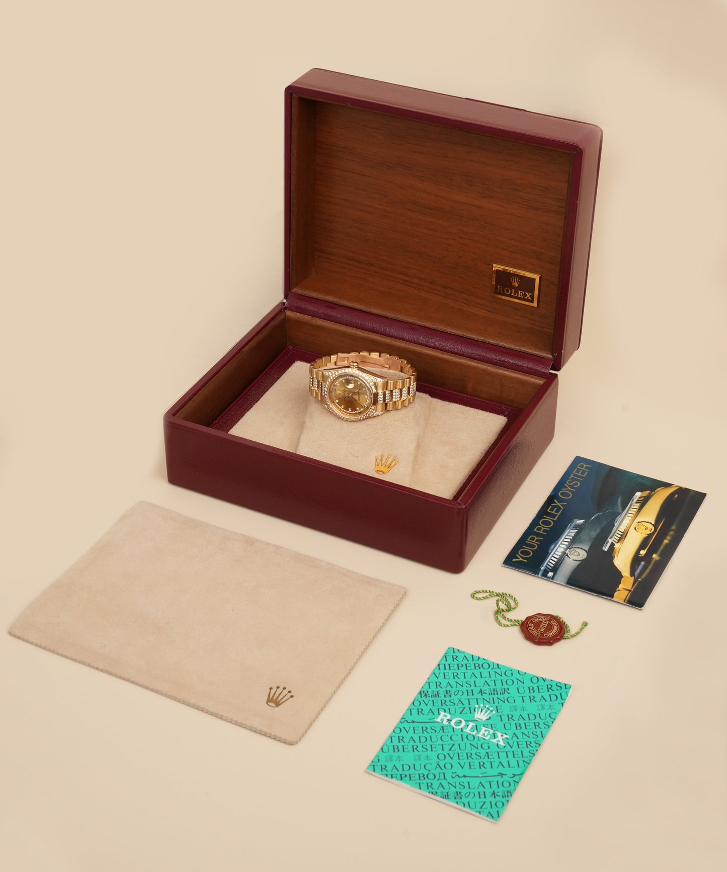 Rolex Day-Date 36mm Factory Diamonds - Ref. 18138