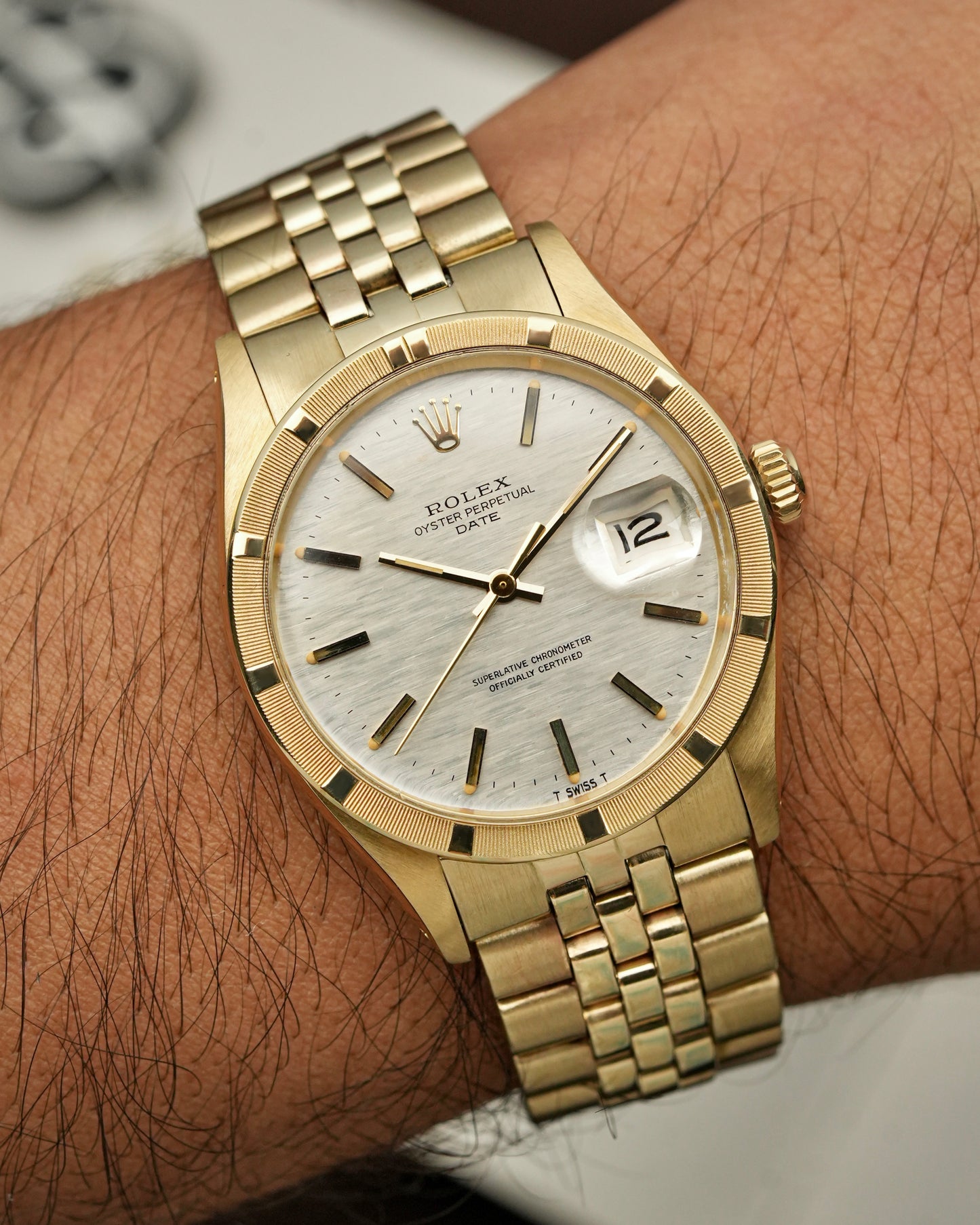 Oyster Perpetual Date 34mm Shantung Dial - Ref. 1501