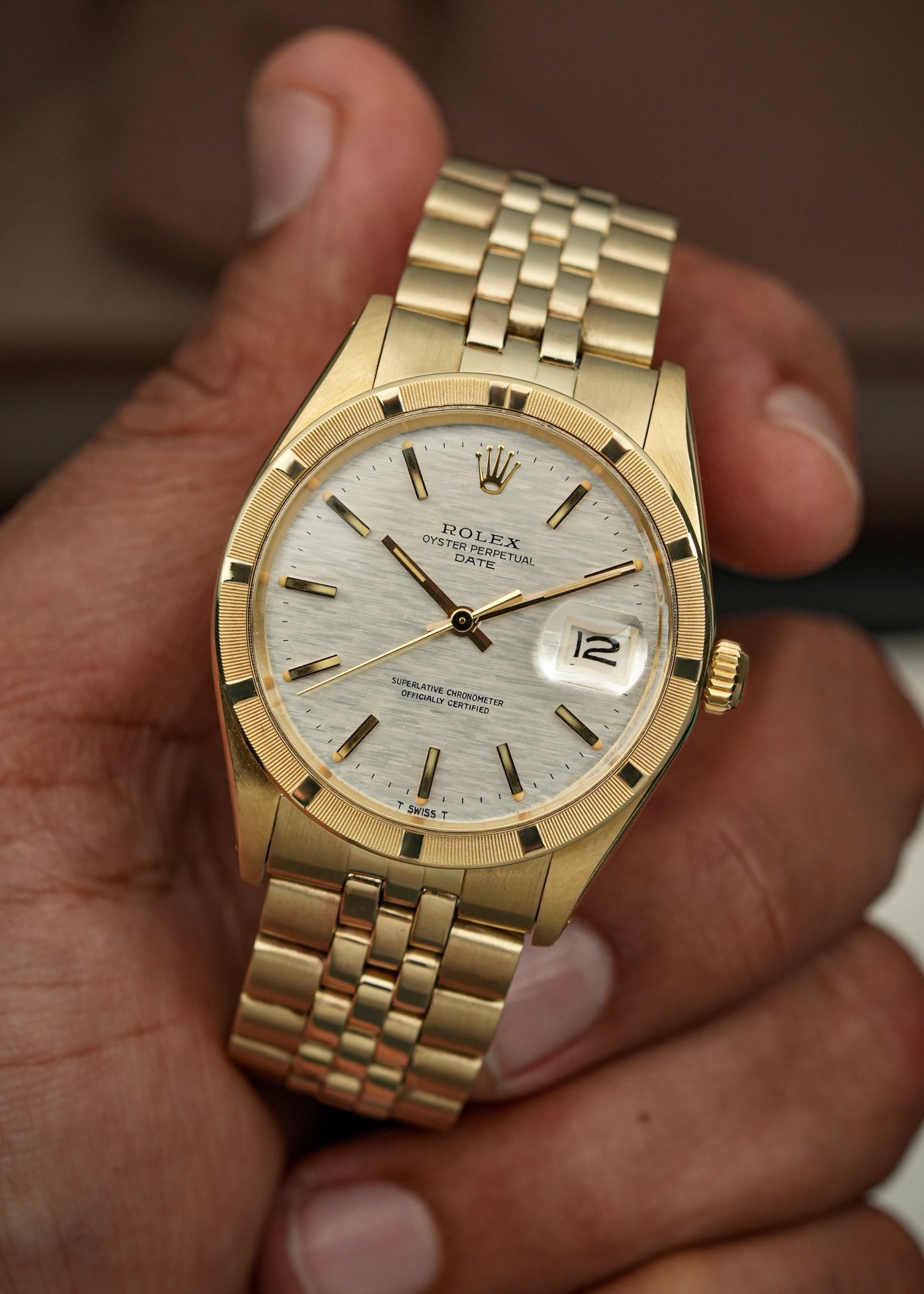 Oyster Perpetual Date 34mm Shantung Dial - Ref. 1501