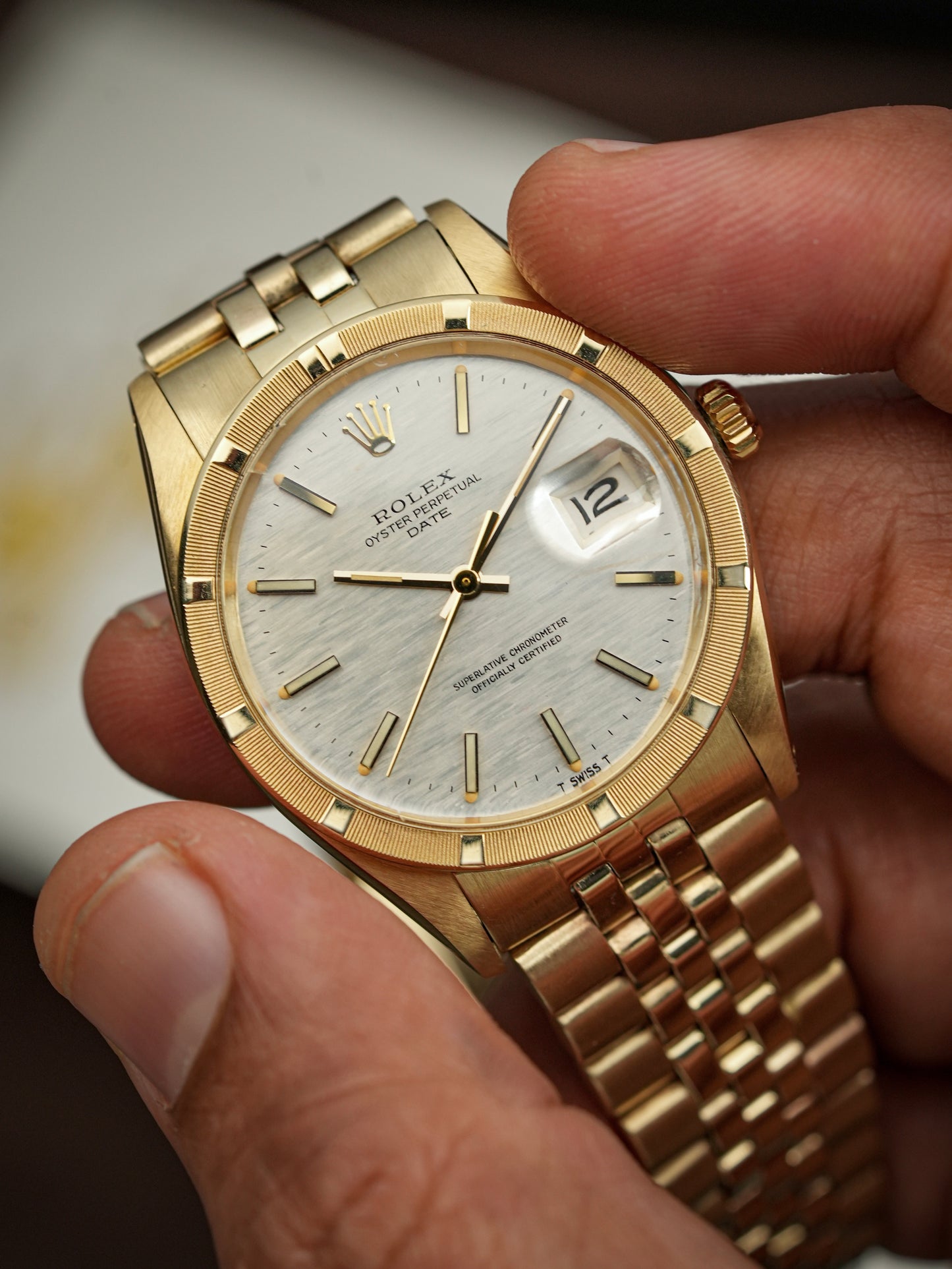 Oyster Perpetual Date 34mm Shantung Dial - Ref. 1501