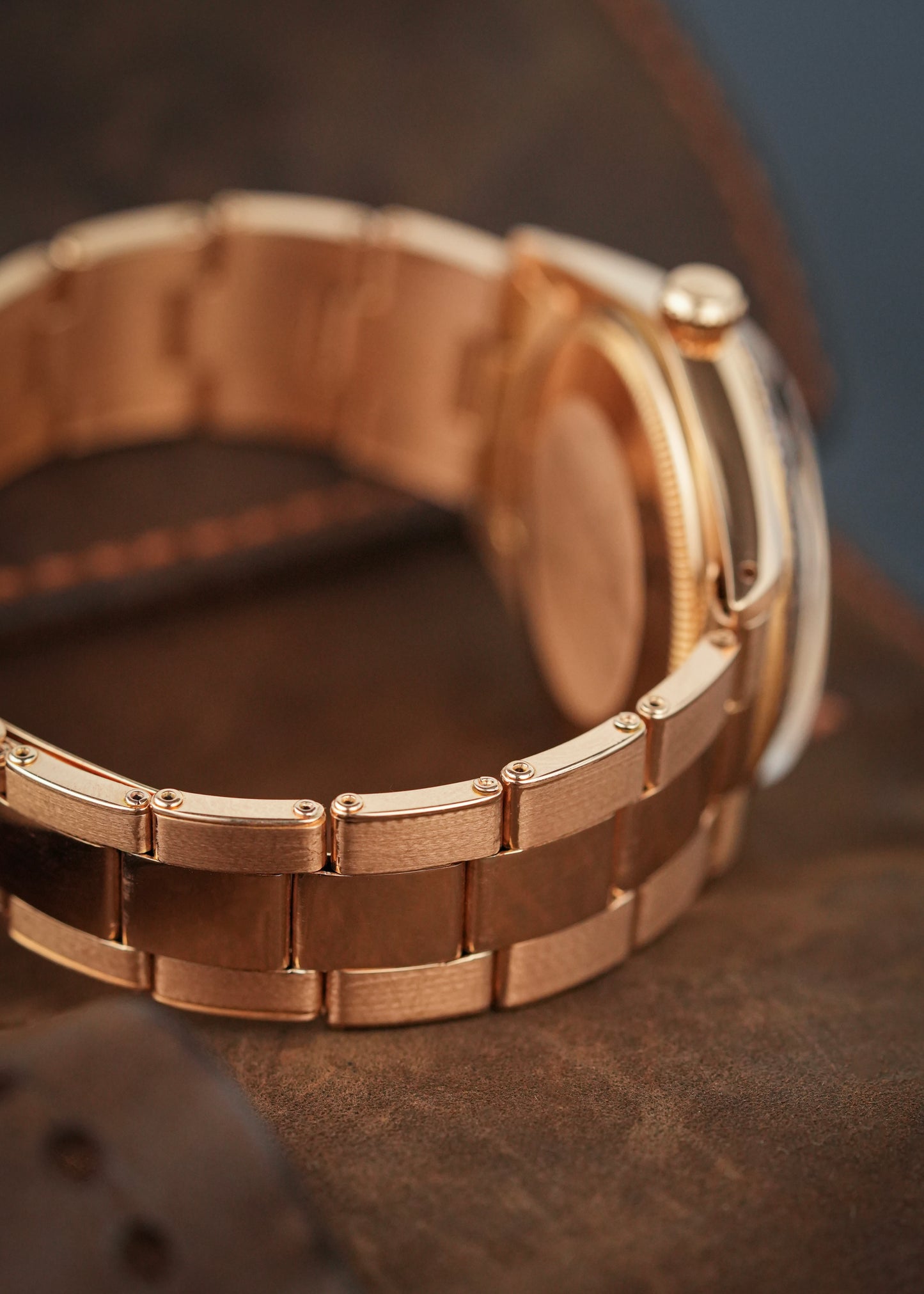 Rolex Oyster Perpetual Date 34mm Rare 18k Rose Gold - Ref. 1503