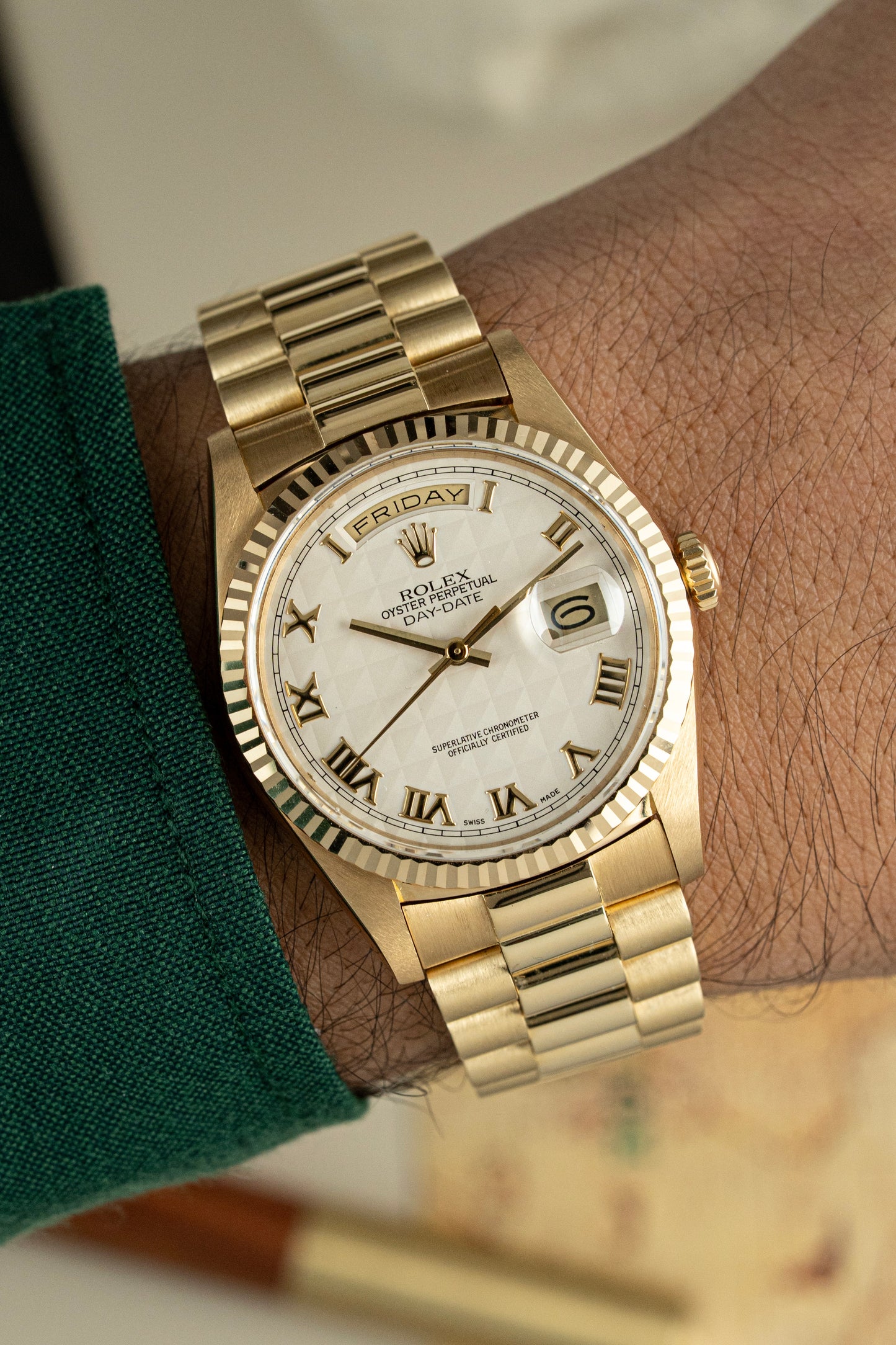 Rolex Day-Date Pyramid Dial - Ref. 18238