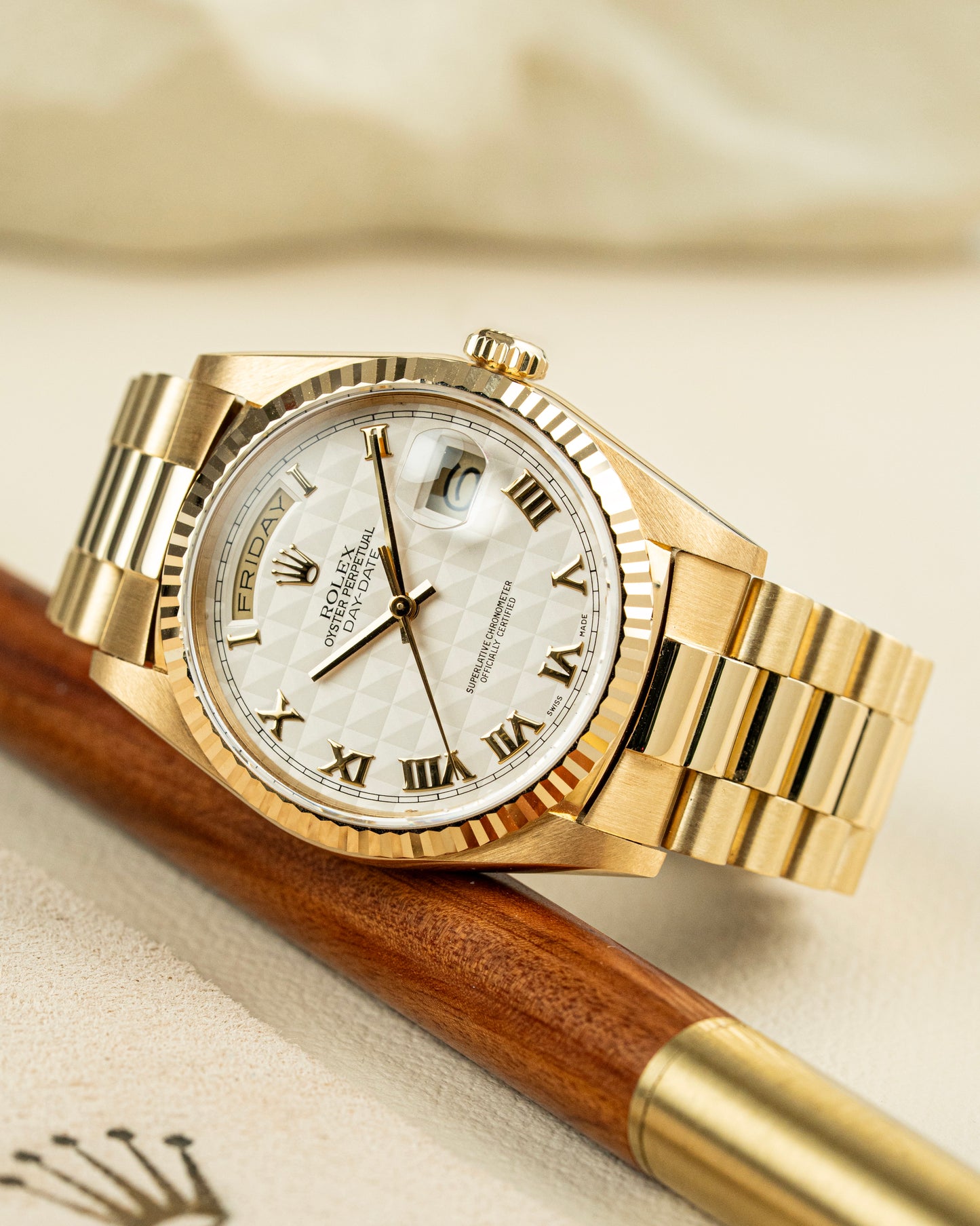 Rolex Day-Date Pyramid Dial - Ref. 18238