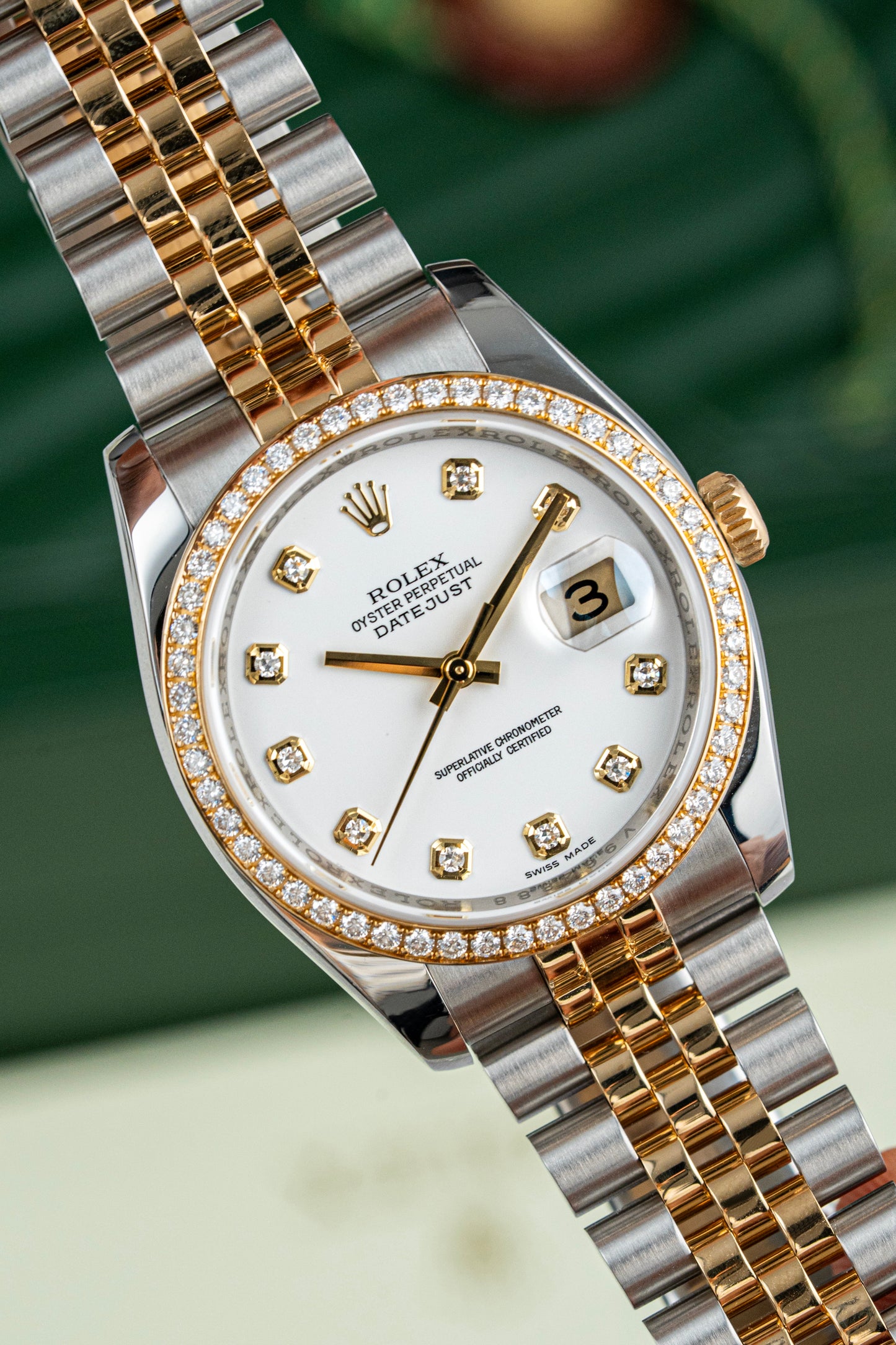 Rolex Datejust 36mm Factory Diamonds - Ref. 116243