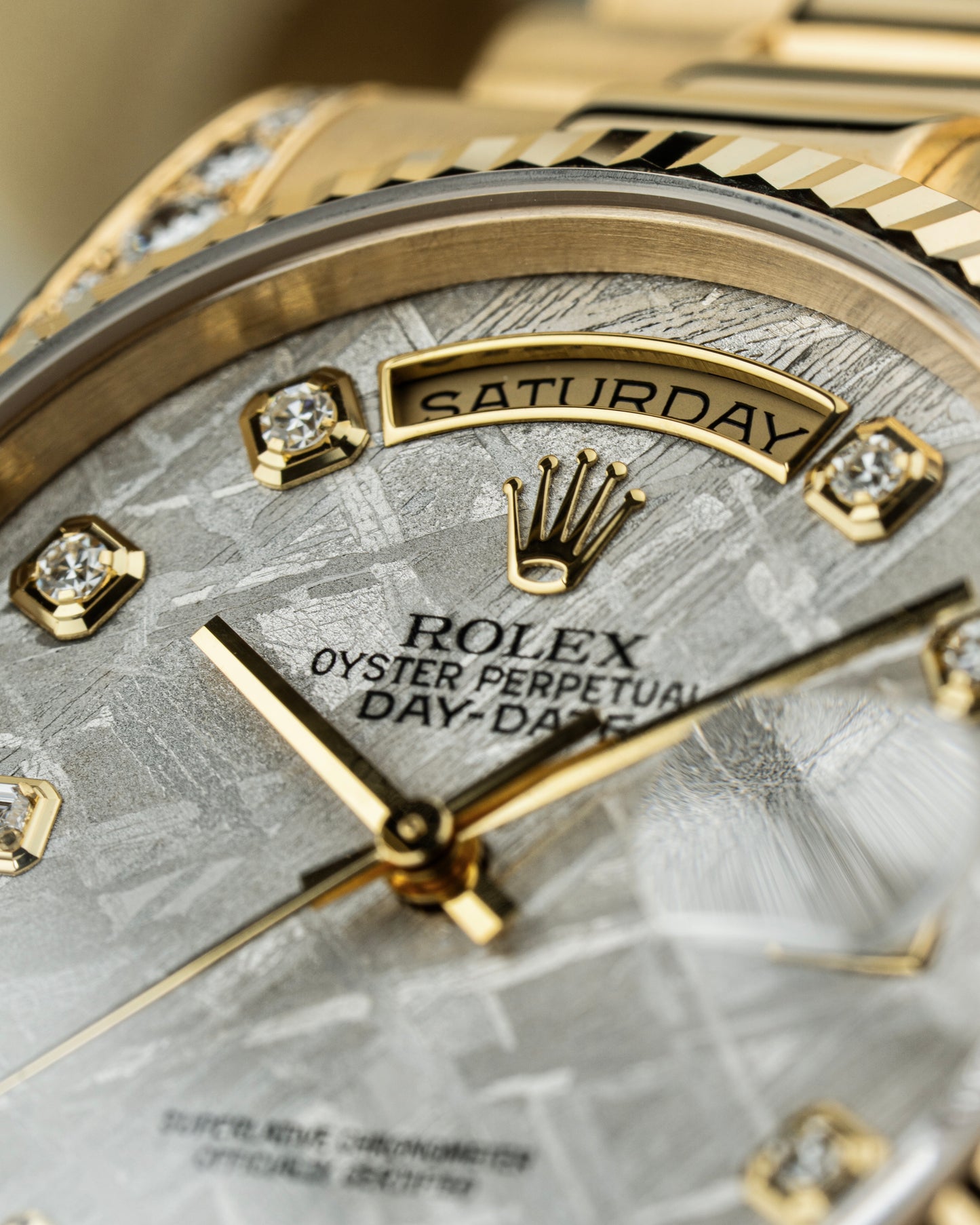 Rolex Day-Date 36mm Rare Meteorite Dial - Ref. 118338