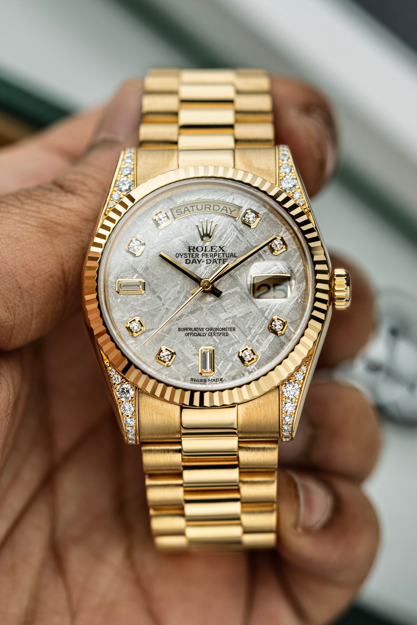Rolex Day-Date 36mm Rare Meteorite Dial - Ref. 118338