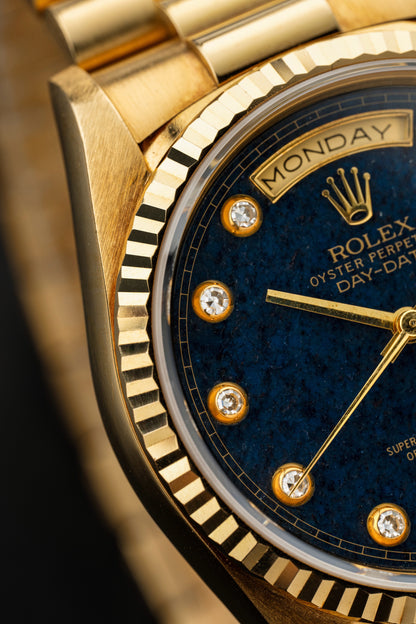 Rolex Day-Date 36mm Aventurine Pinball Stone Dial - Ref. 18238