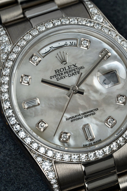 Rolex Day-Date 36mm Arabic Mother of Pearl - Ref. 118389