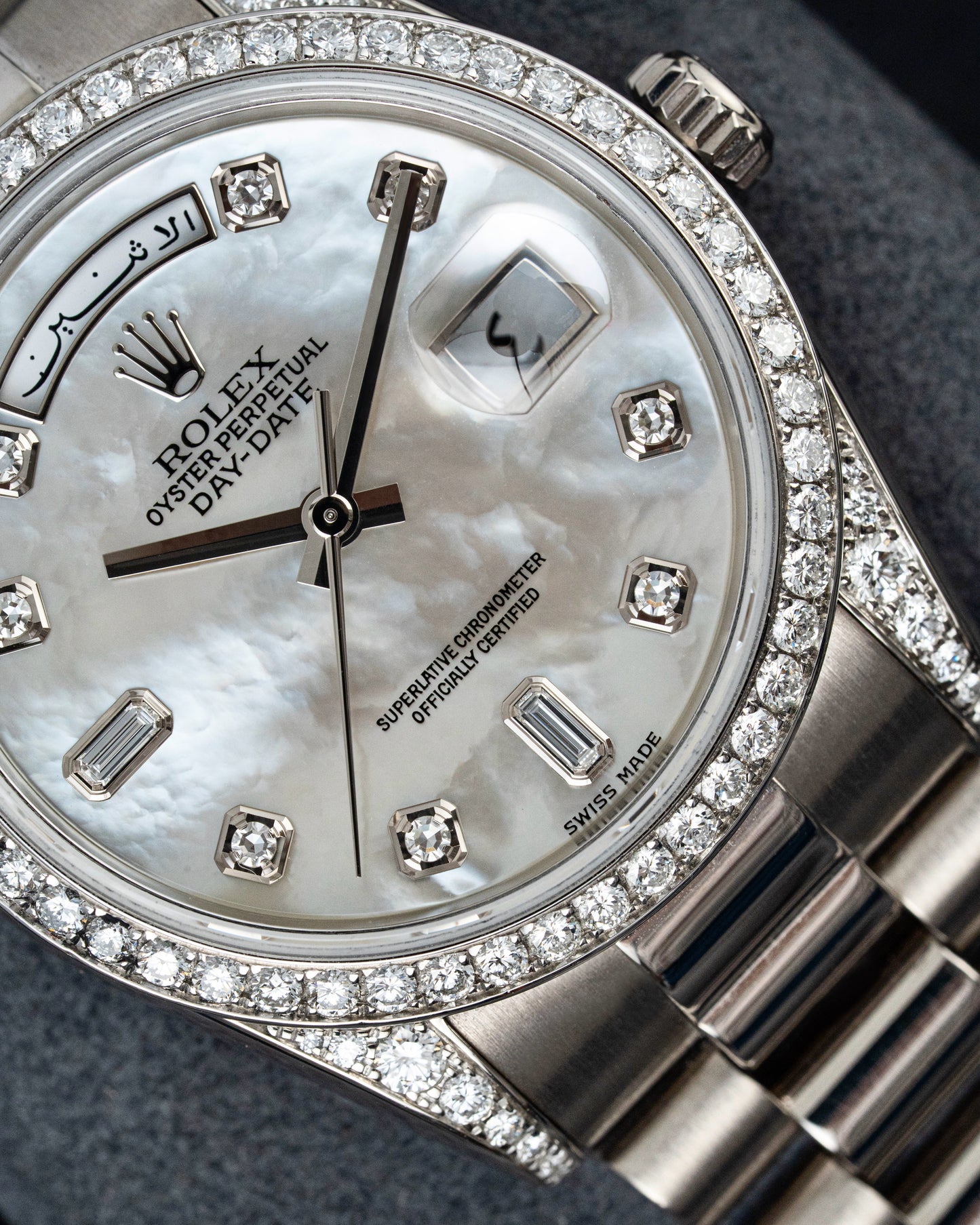 Rolex Day-Date 36mm Arabic Mother of Pearl - Ref. 118389