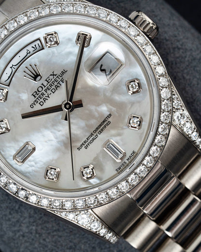 Rolex Day-Date 36mm Arabic Mother of Pearl - Ref. 118389