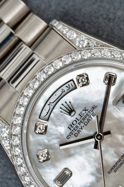 Rolex Day-Date 36mm Arabic Mother of Pearl - Ref. 118389