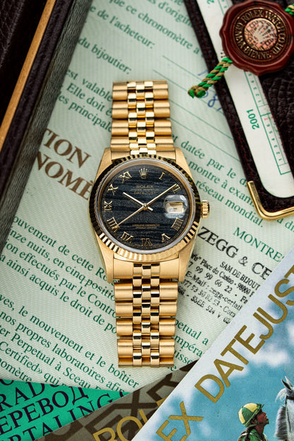 Rolex Datejust 36mm Rare Ferrite Stone Dial - Ref. 16238