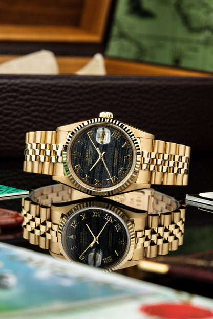 Rolex Datejust 36mm Rare Ferrite Stone Dial - Ref. 16238