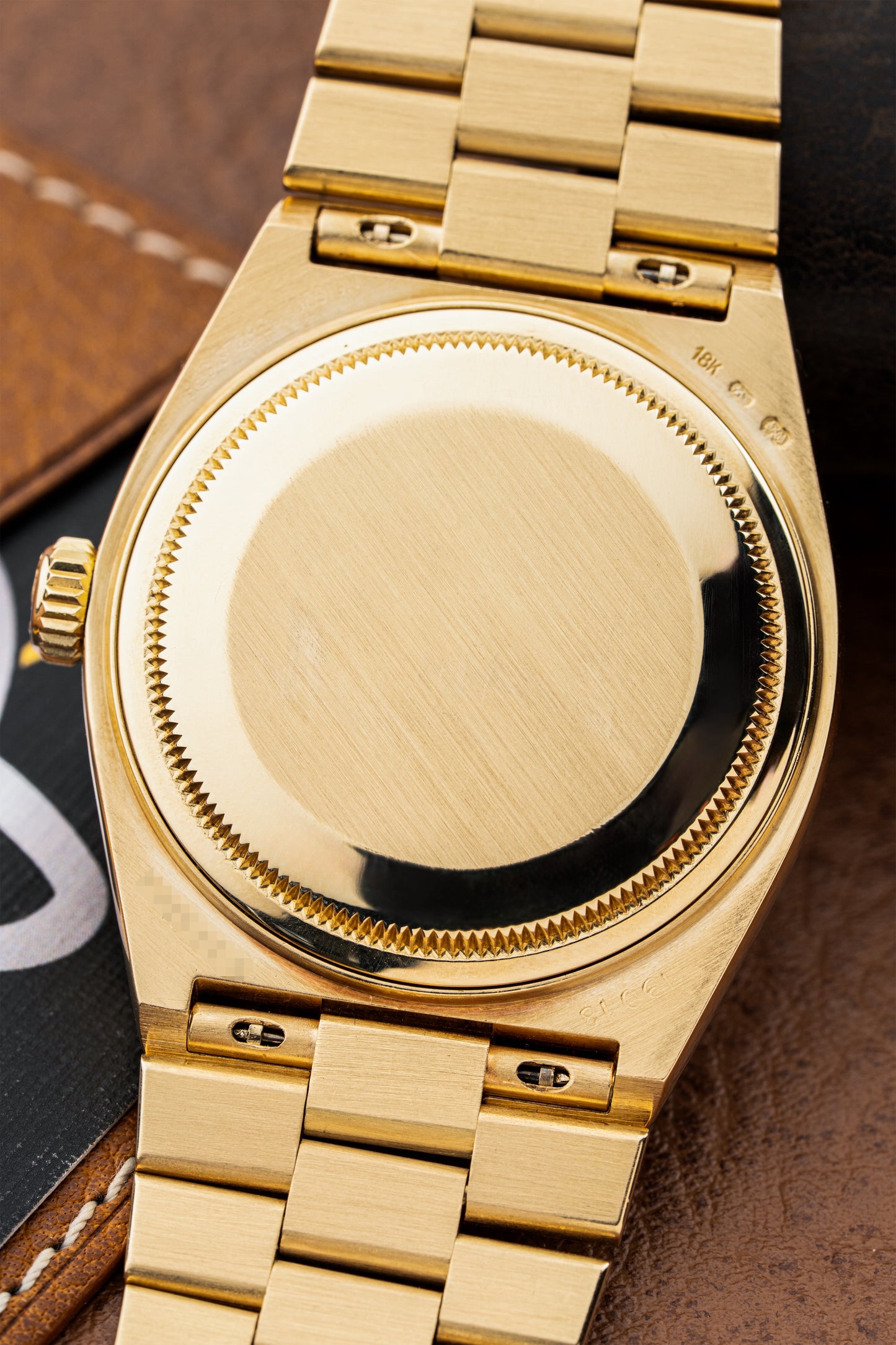 Rolex Day-Date Oysterquartz Burl Wood Diamond Dial - Ref. 19018