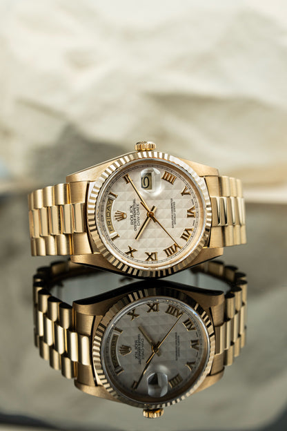 Rolex Day-Date Pyramid Dial - Ref. 18238