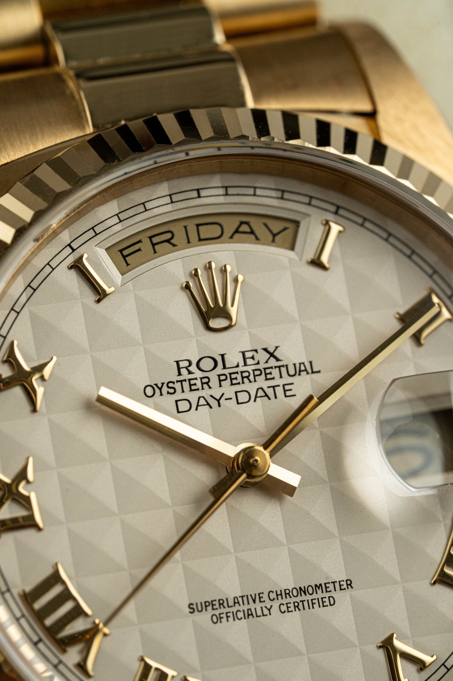 Rolex Day-Date Pyramid Dial - Ref. 18238