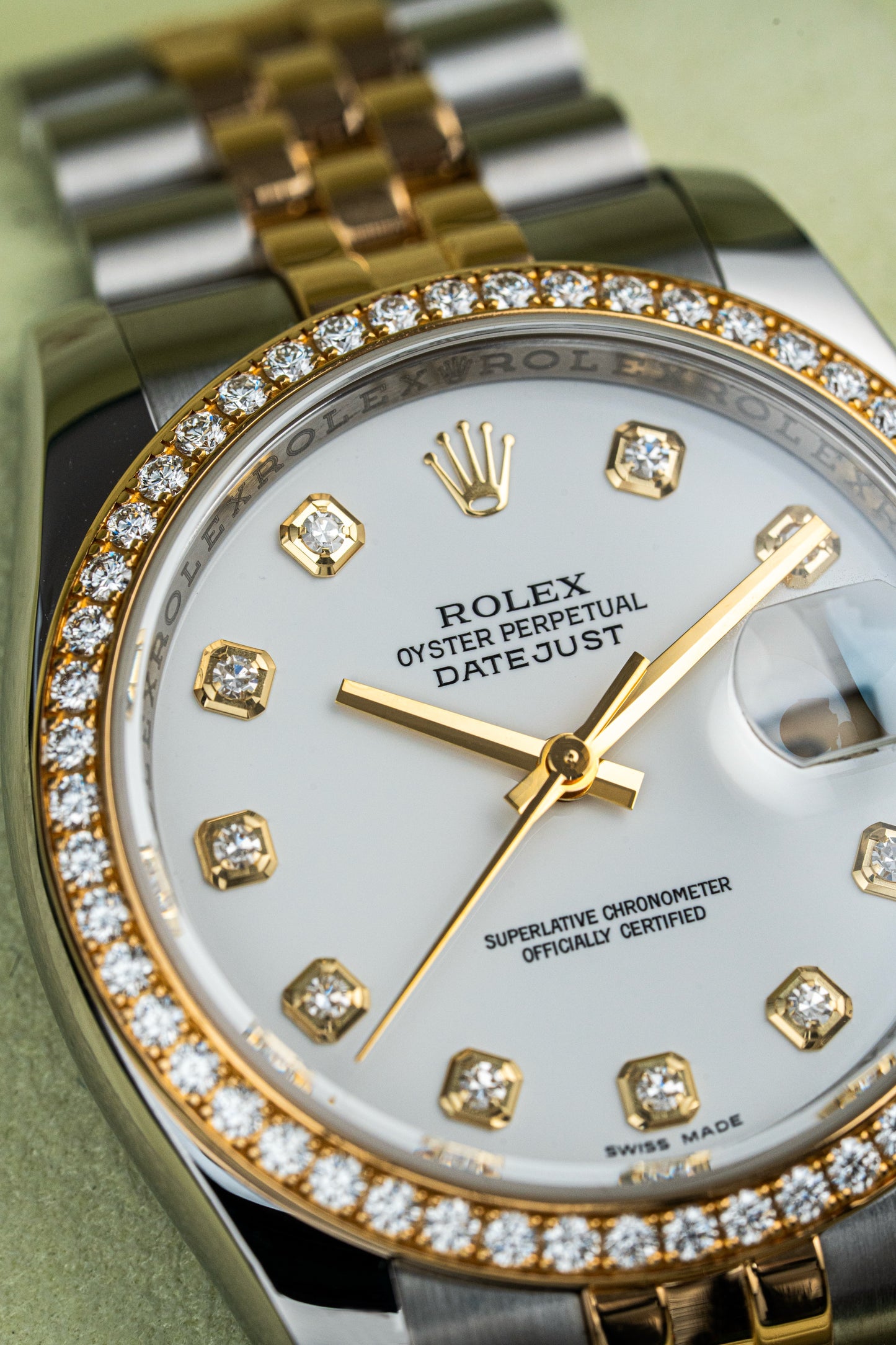 Rolex Datejust 36mm Factory Diamonds - Ref. 116243
