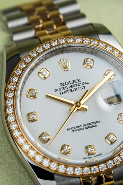 Rolex Datejust 36mm Factory Diamonds - Ref. 116243