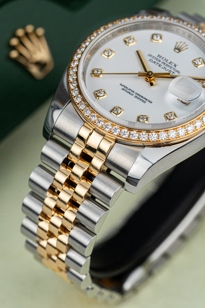 Rolex Datejust 36mm Factory Diamonds - Ref. 116243