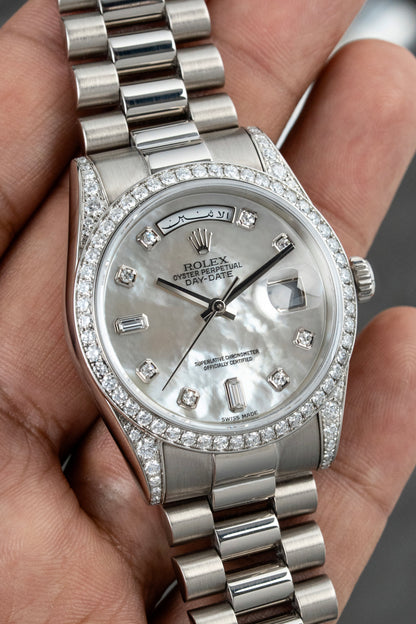 Rolex Day-Date 36mm Arabic Mother of Pearl - Ref. 118389