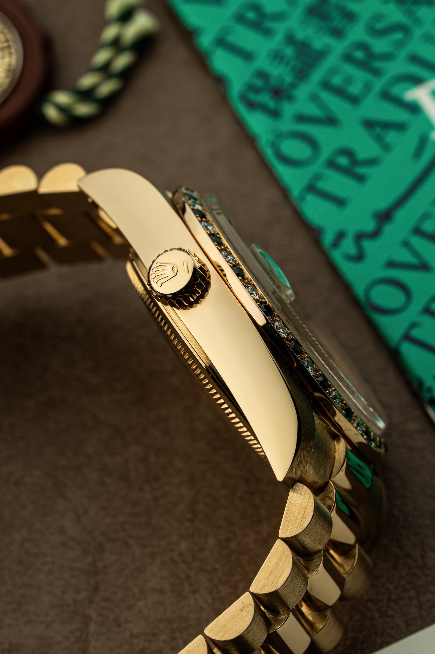 Rolex Day-Date 36mm Rare Factory Sapphire & Diamonds - Ref. 18148