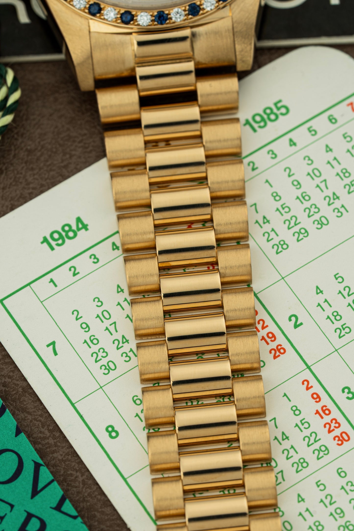 Rolex Day-Date 36mm Rare Factory Sapphire & Diamonds - Ref. 18148