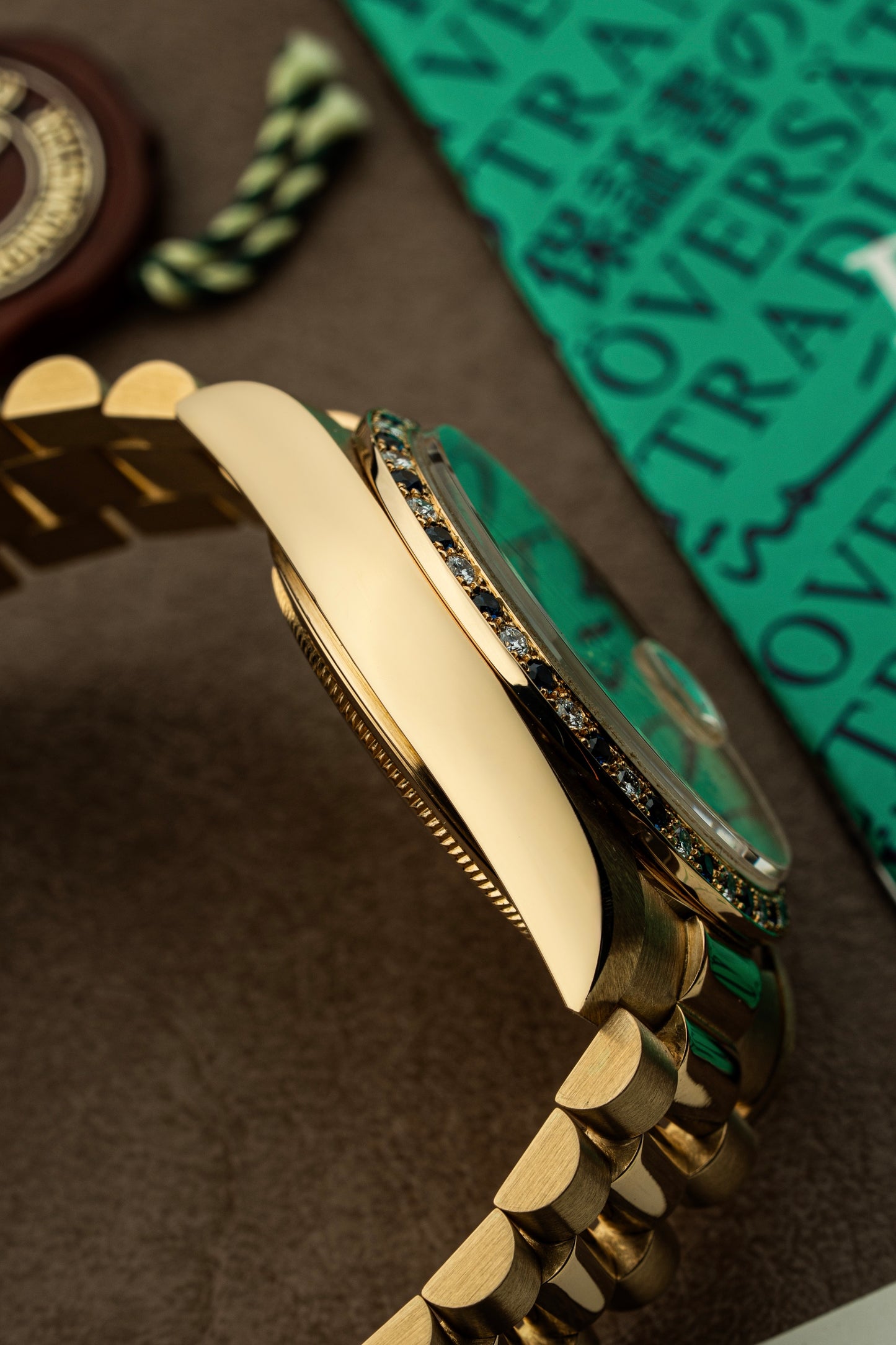 Rolex Day-Date 36mm Rare Factory Sapphire & Diamonds - Ref. 18148