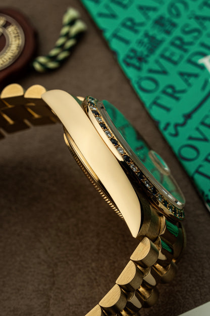 Rolex Day-Date 36mm Rare Factory Sapphire & Diamonds - Ref. 18148