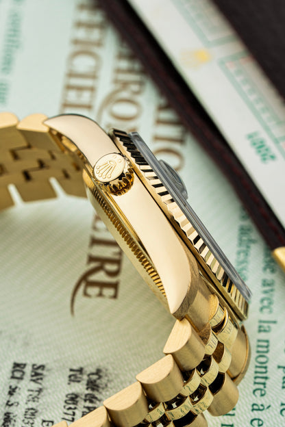 Rolex Datejust 36mm Rare Ferrite Stone Dial - Ref. 16238