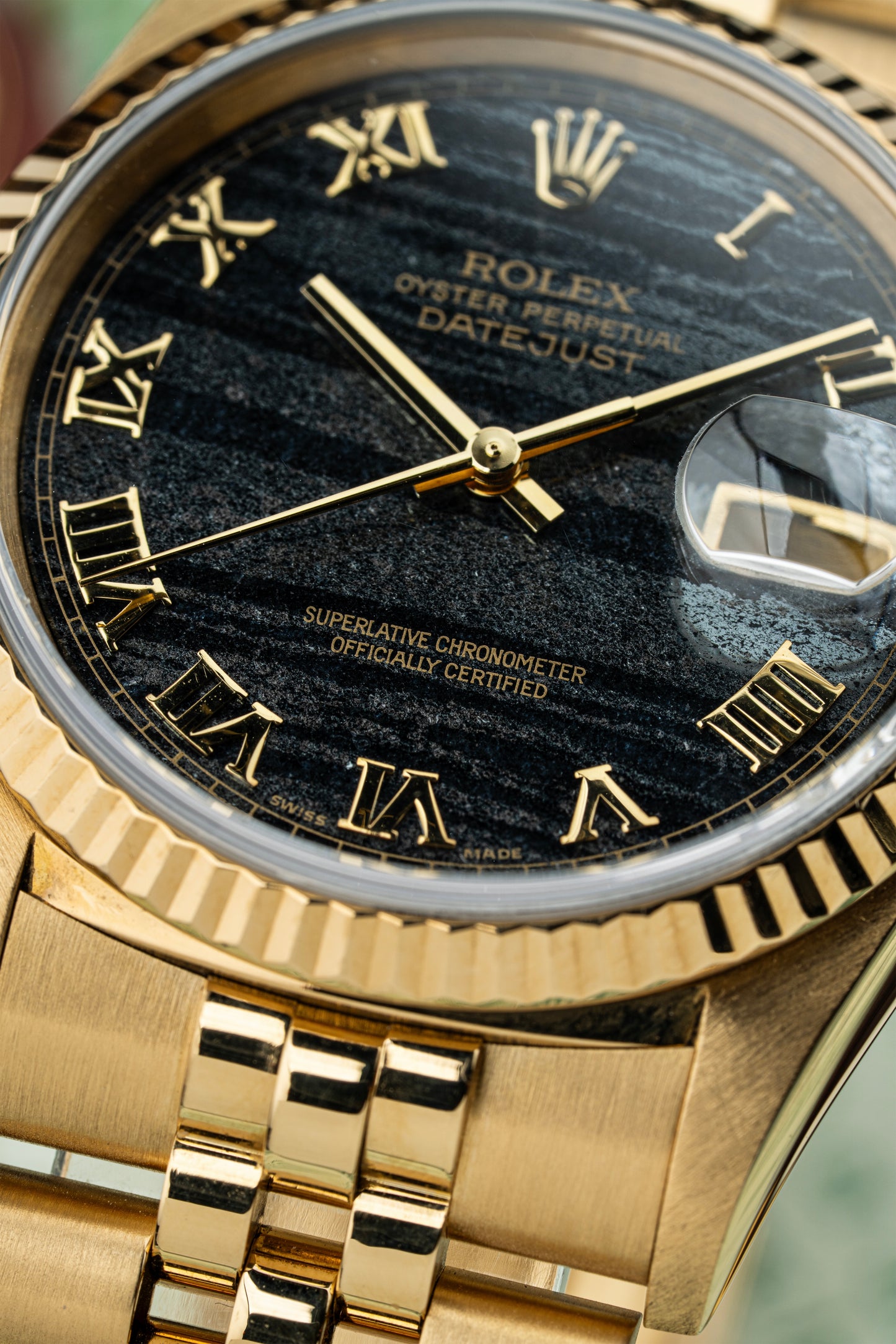 Rolex Datejust 36mm Rare Ferrite Stone Dial - Ref. 16238