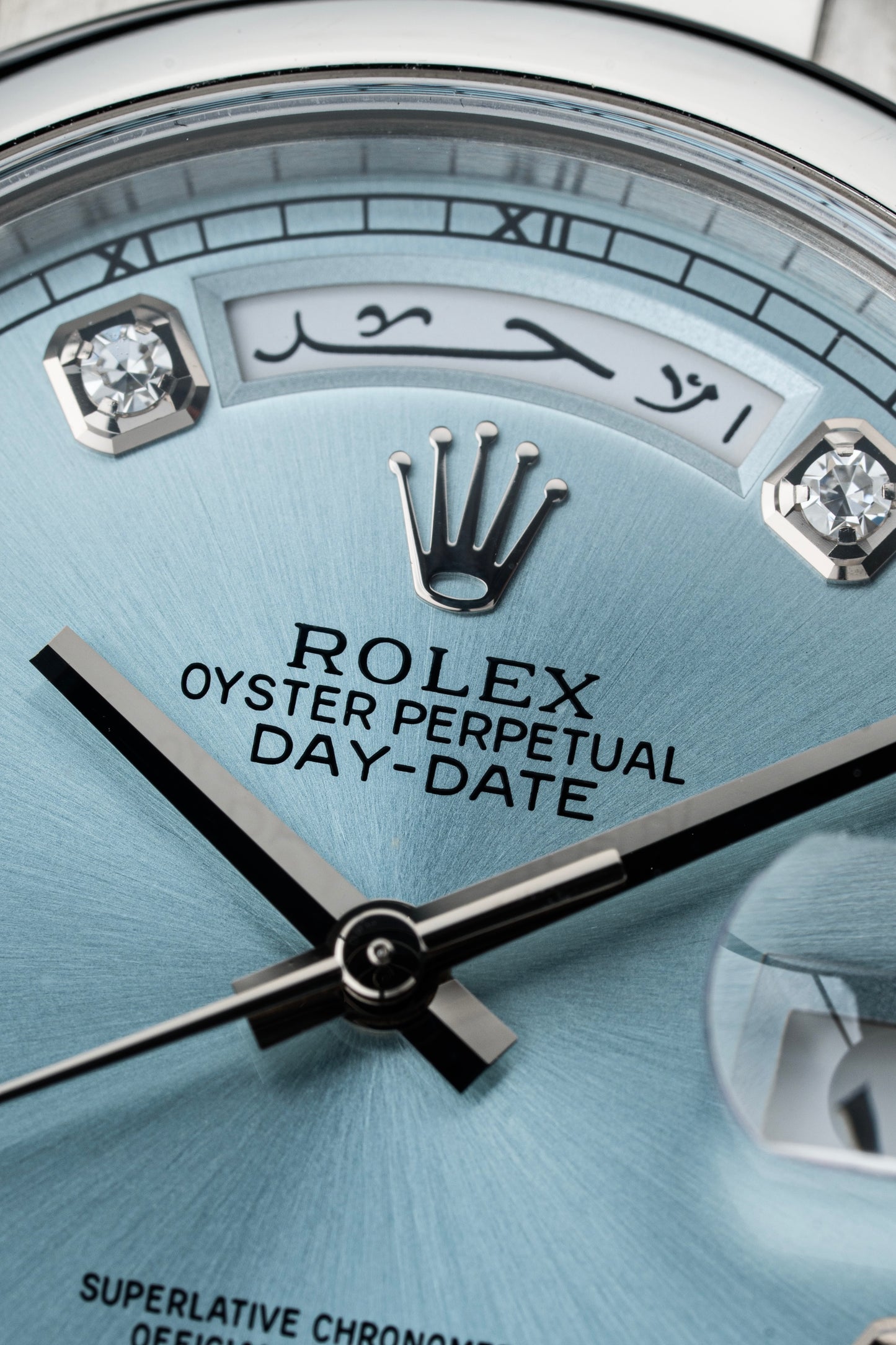 Rolex Day-Date 36mm Platinum Arabic - Ref. 118206