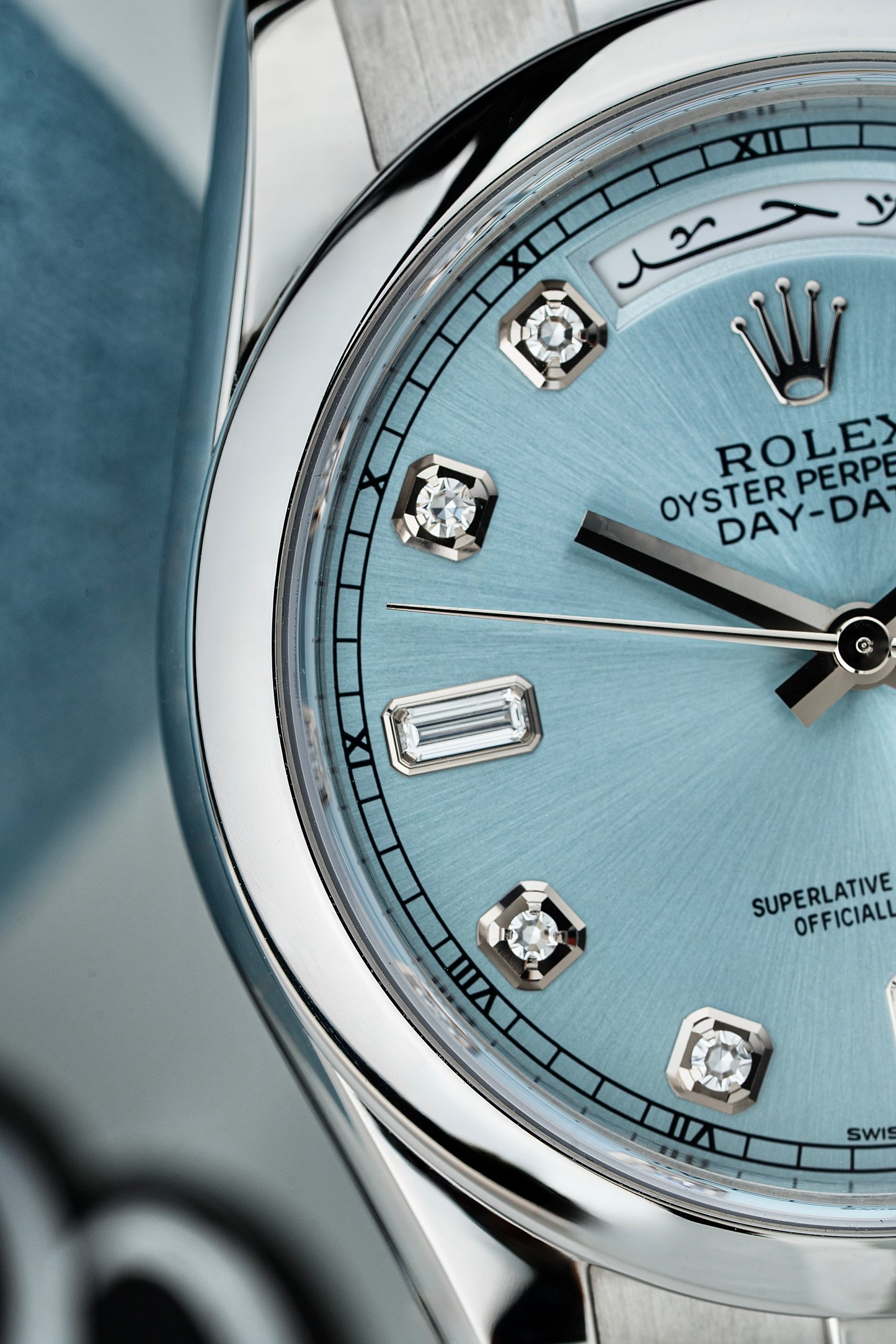 Rolex Day-Date 36mm Platinum Arabic - Ref. 118206