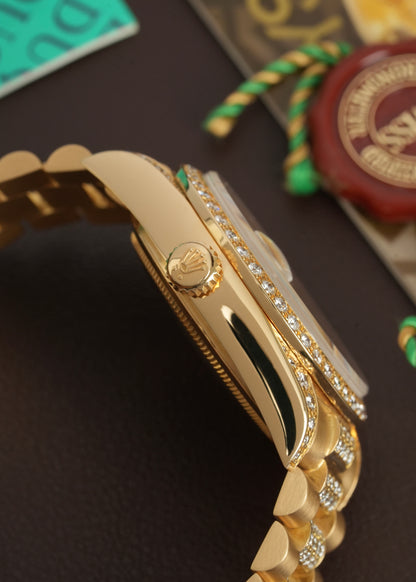 Rolex Day-Date 36mm Factory Diamonds - Ref. 18138
