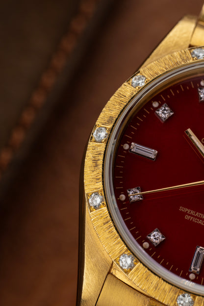 Rolex Day-Date 36mm Oxblood Stella Dial - Ref. 18108