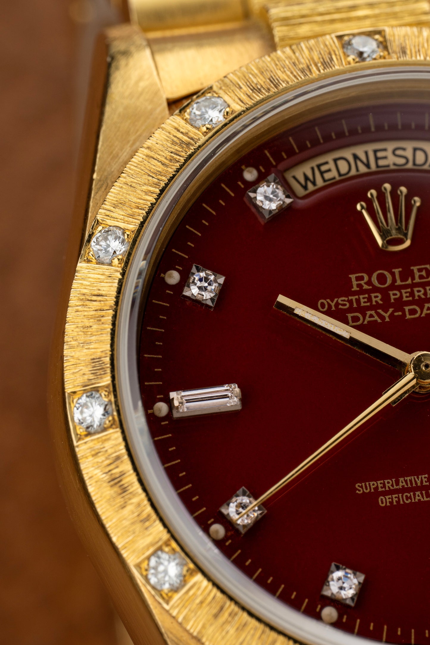 Rolex Day-Date 36mm Oxblood Stella Dial - Ref. 18108