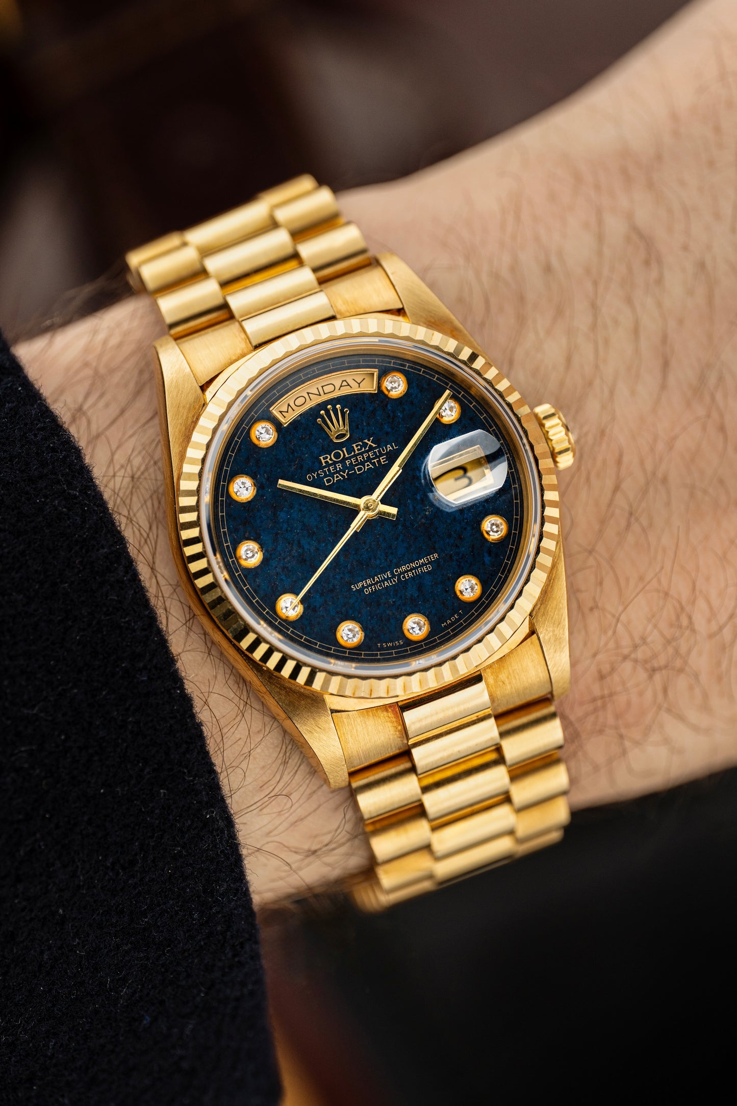 Rolex Day-Date 36mm Aventurine Pinball Stone Dial - Ref. 18238