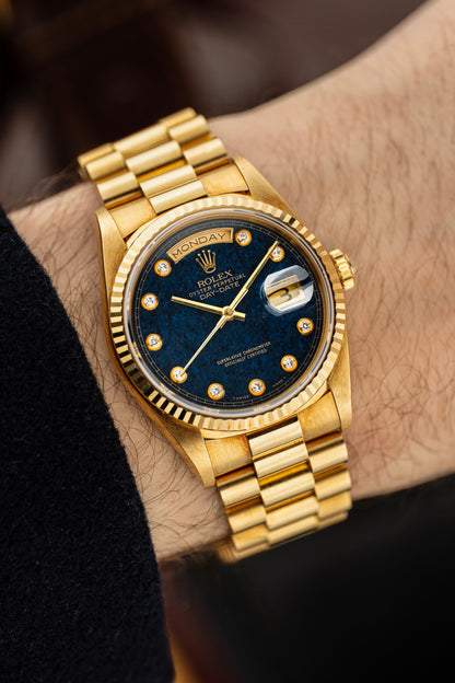 Rolex Day-Date 36mm Aventurine Pinball Stone Dial - Ref. 18238