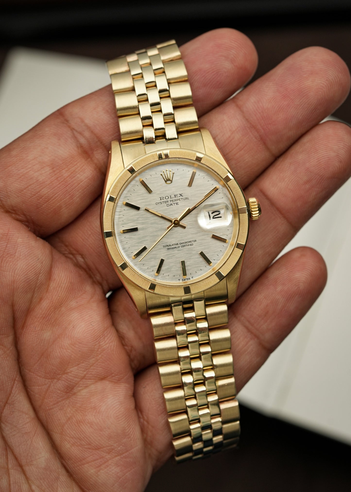 Oyster Perpetual Date 34mm Shantung Dial - Ref. 1501