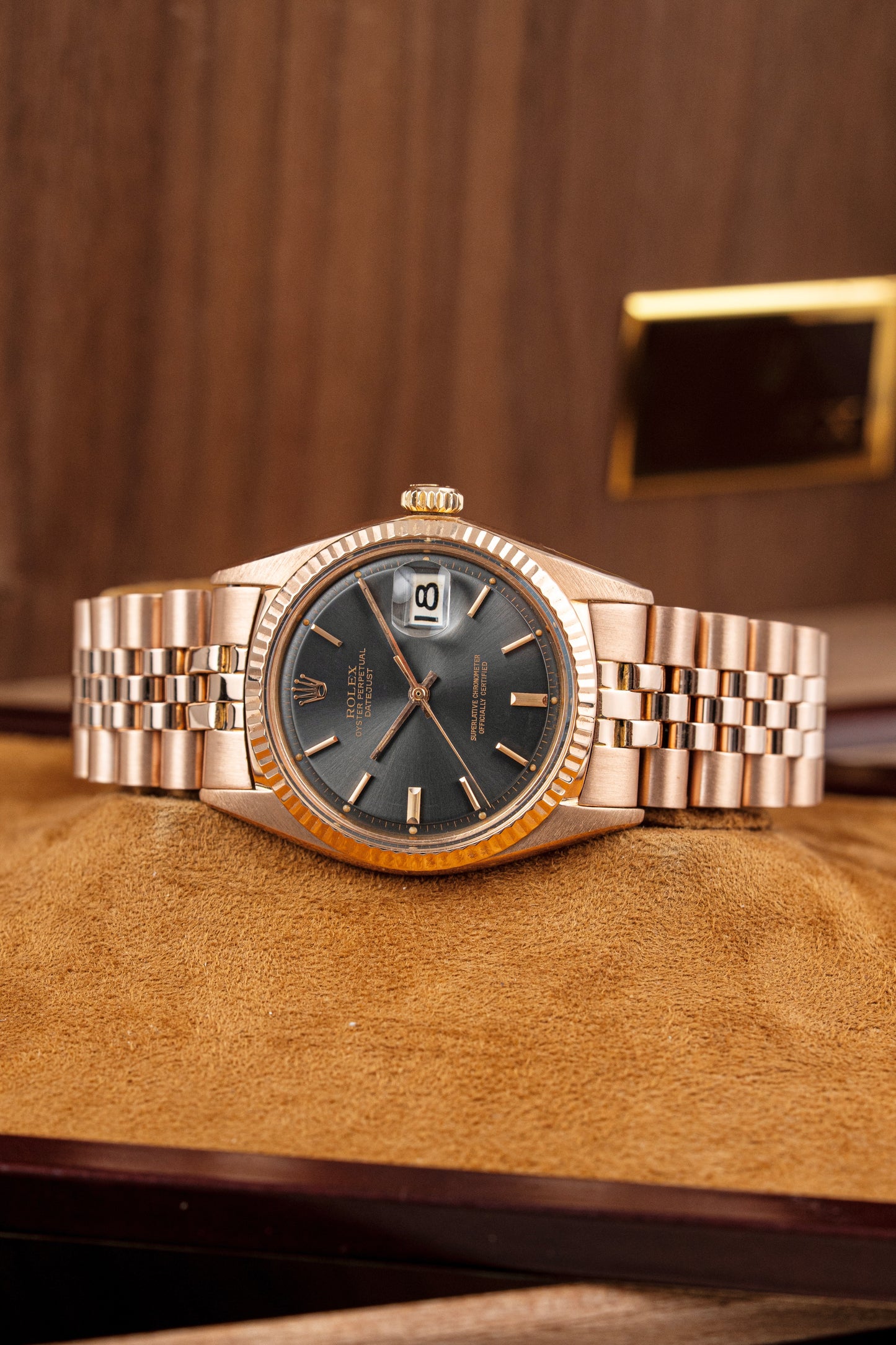 Rolex Datejust 36mm 18k Rose Gold - Ref. 1601