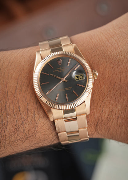 Rolex Oyster Perpetual Date 34mm Rare 18k Rose Gold - Ref. 1503
