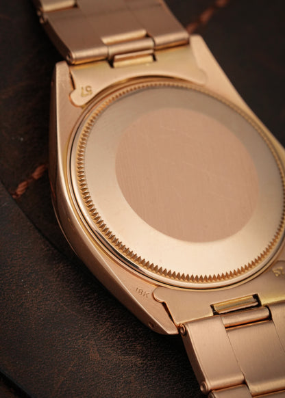 Rolex Oyster Perpetual Date 34mm Rare 18k Rose Gold - Ref. 1503