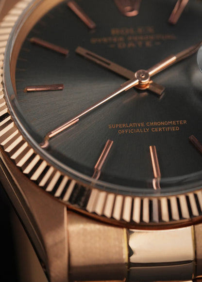Rolex Oyster Perpetual Date 34mm Rare 18k Rose Gold - Ref. 1503