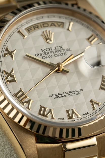 Rolex Day-Date Pyramid Dial - Ref. 18238