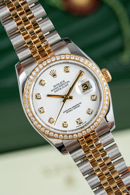 Rolex Datejust 36mm Factory Diamonds - Ref. 116243